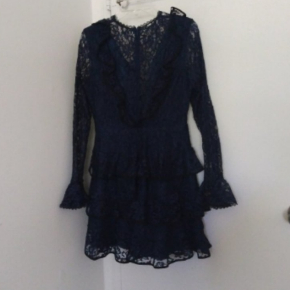 NWT Alexis Tracie $495 Lace Mini Dress